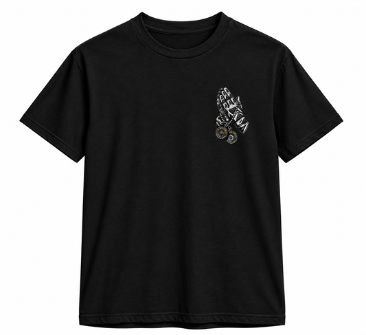 Praying Moto hands Tee