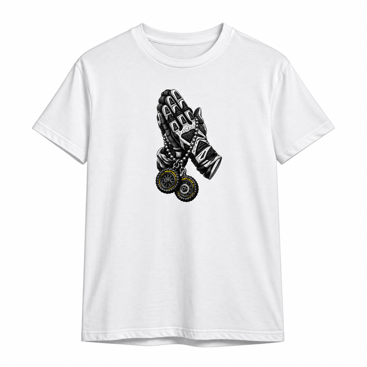 Praying Moto hands Tee
